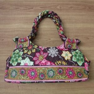 Ten Bears Floral on Brown Shoulder/Handbag ~NWOT~